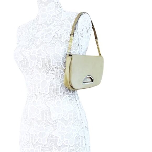 CHRISTIAN DIOR Maris Pearl Beige Nyl Small Shoulder Bag  -  RU1919 - Picture 2 of 16